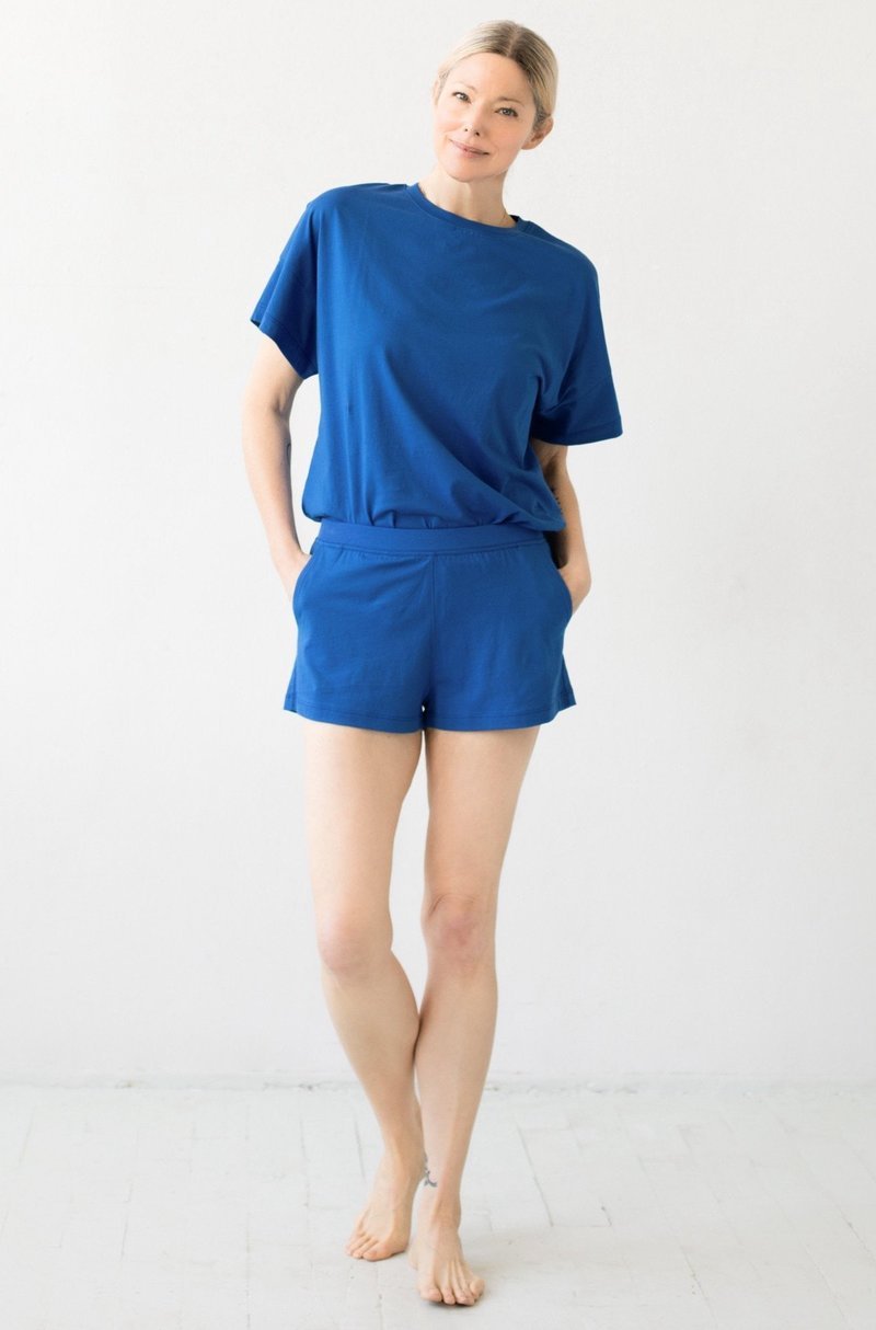 SALUA Pima Cotton Shorties – Soft Resort Lounge Shorts - Triniskies