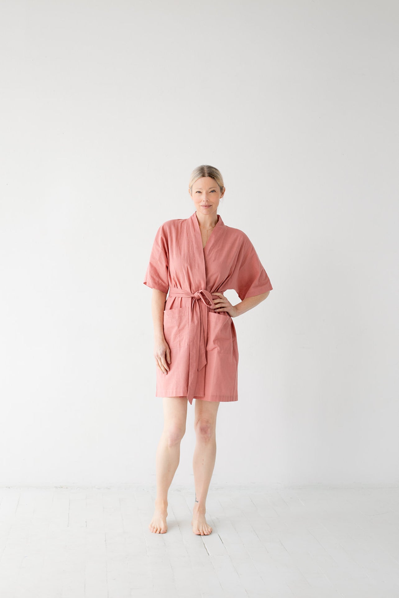 SALUA Summer Day Robe – Lightweight Cotton Resort Cover - Up - Triniskies
