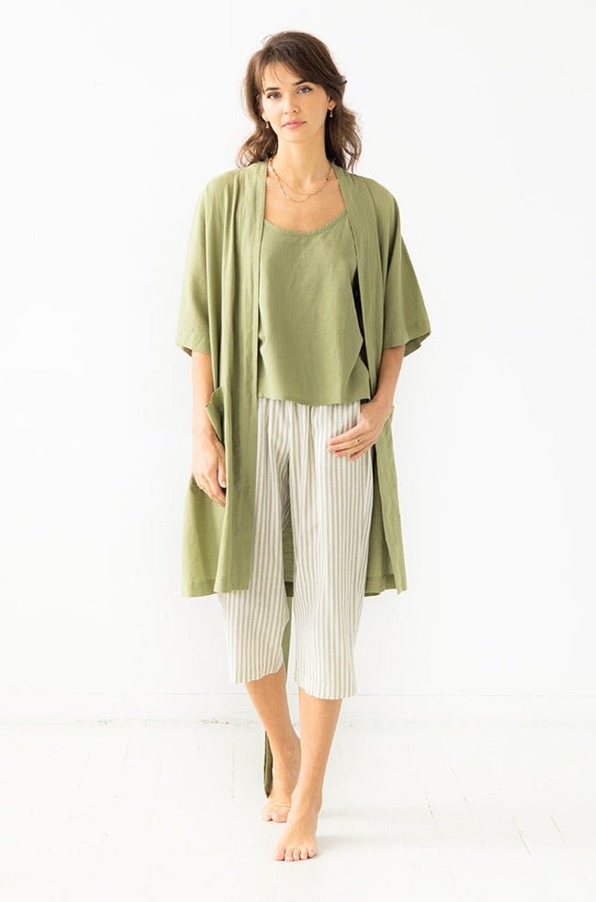 SALUA Summer Day Robe – Lightweight Cotton Resort Cover - Up - Triniskies