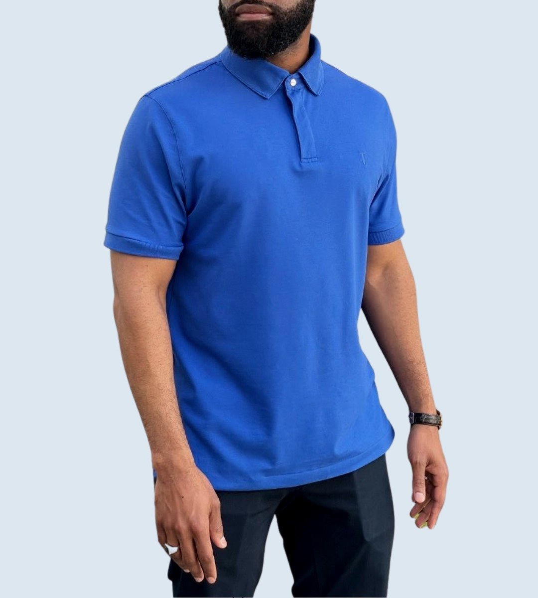 Short Sleeve Perfect Polo - Men's Performance Shirt with StaySharp Collar - Triniskies