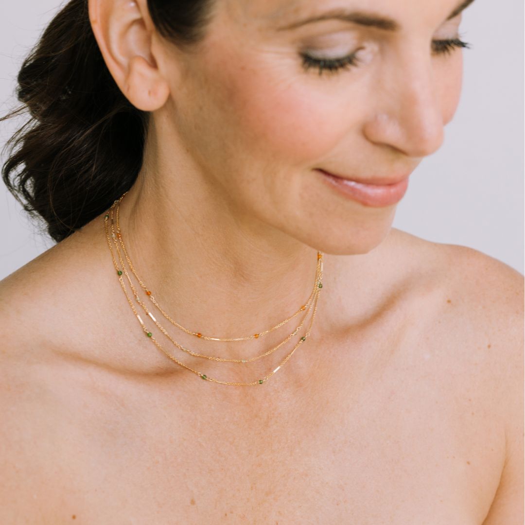 Stunning Frida Necklace - Bold Artistic Statement Jewelry by Laura Elizabeth - Triniskies