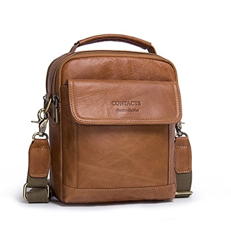 Stylish Contacts Genuine Leather Messenger Bag Perfect for Everyday Adventures! - Triniskies