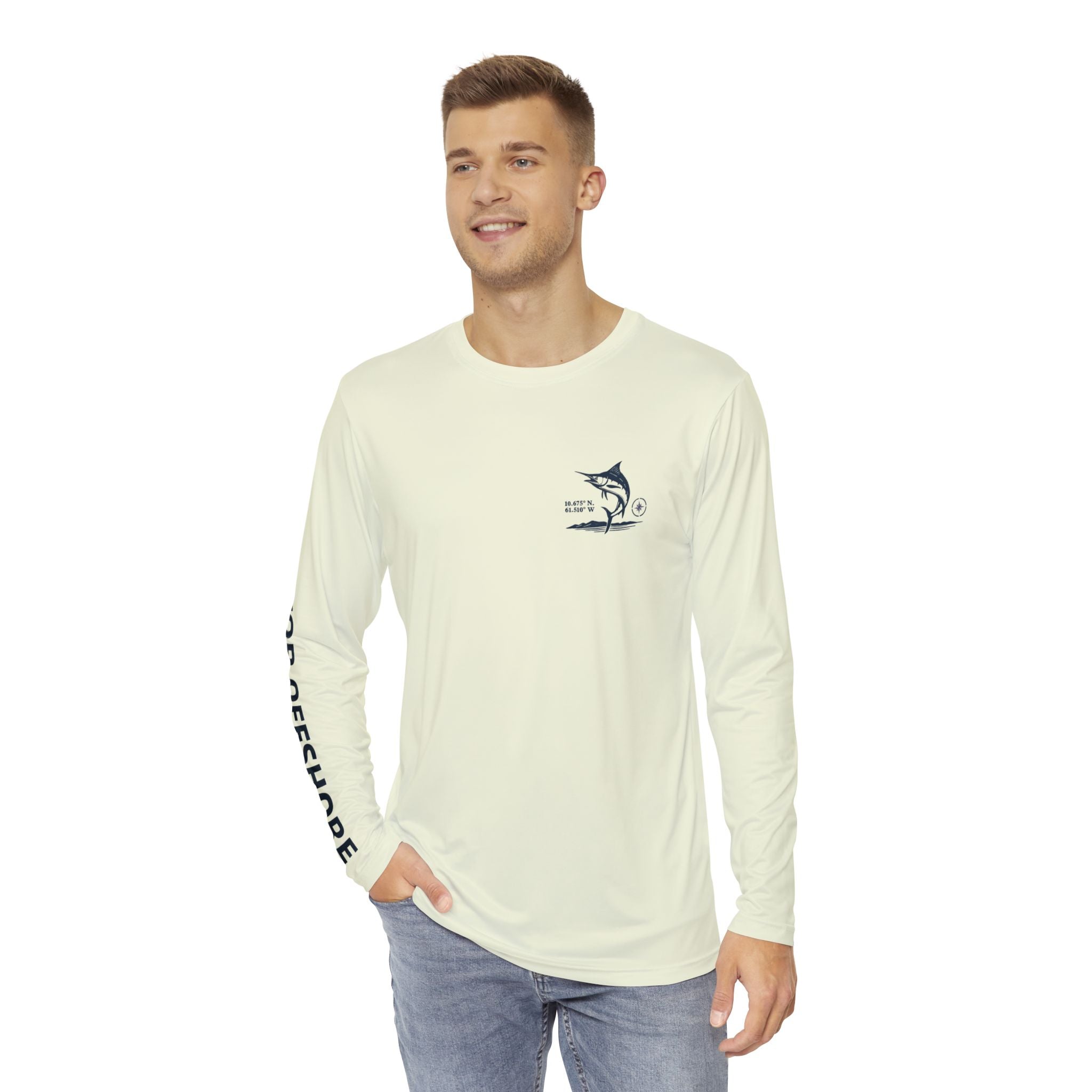 Trini Skies Fishing Co. Built for Offshore Long Sleeve Shirt Timeless Coastal Adventure Gear Performance Shirt UV Protection - Triniskies