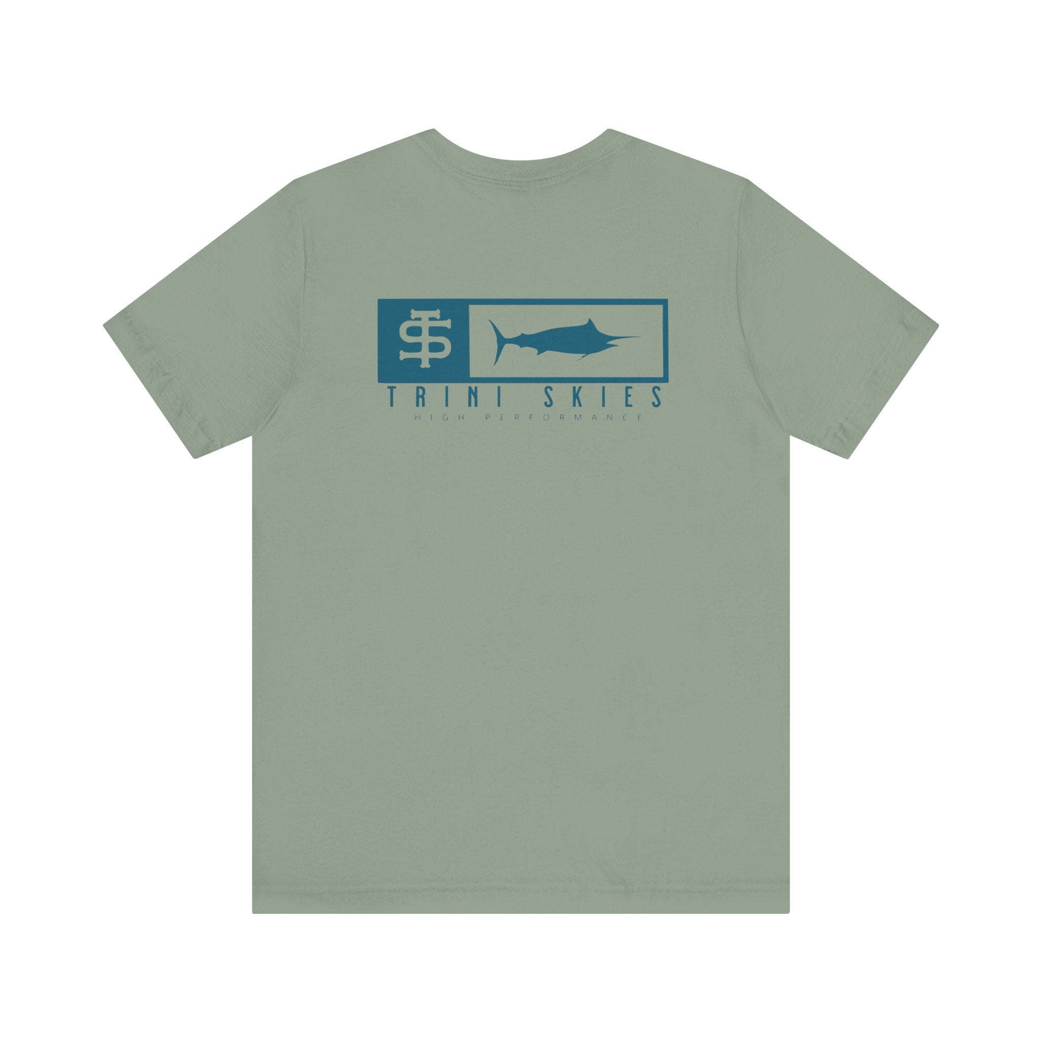Trini Skies Performance Fishing T-Shirt Cotton Crewneck for All - Day Comfort - Triniskies