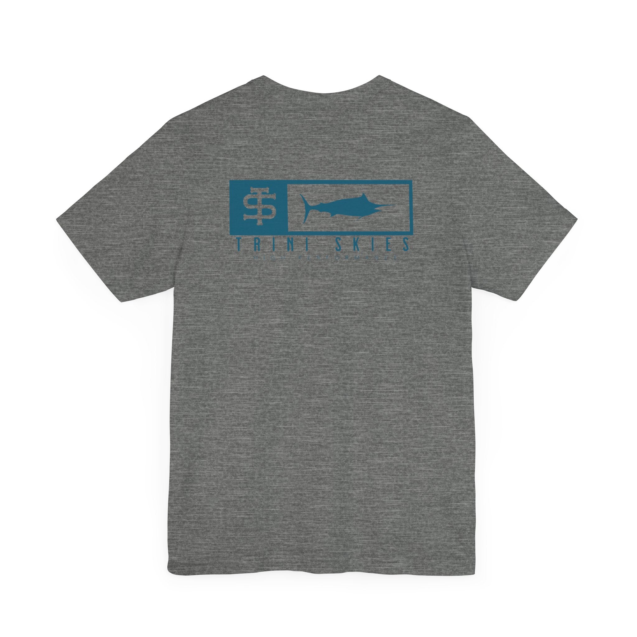 Trini Skies Performance Fishing T-Shirt Cotton Crewneck for All - Day Comfort - Triniskies