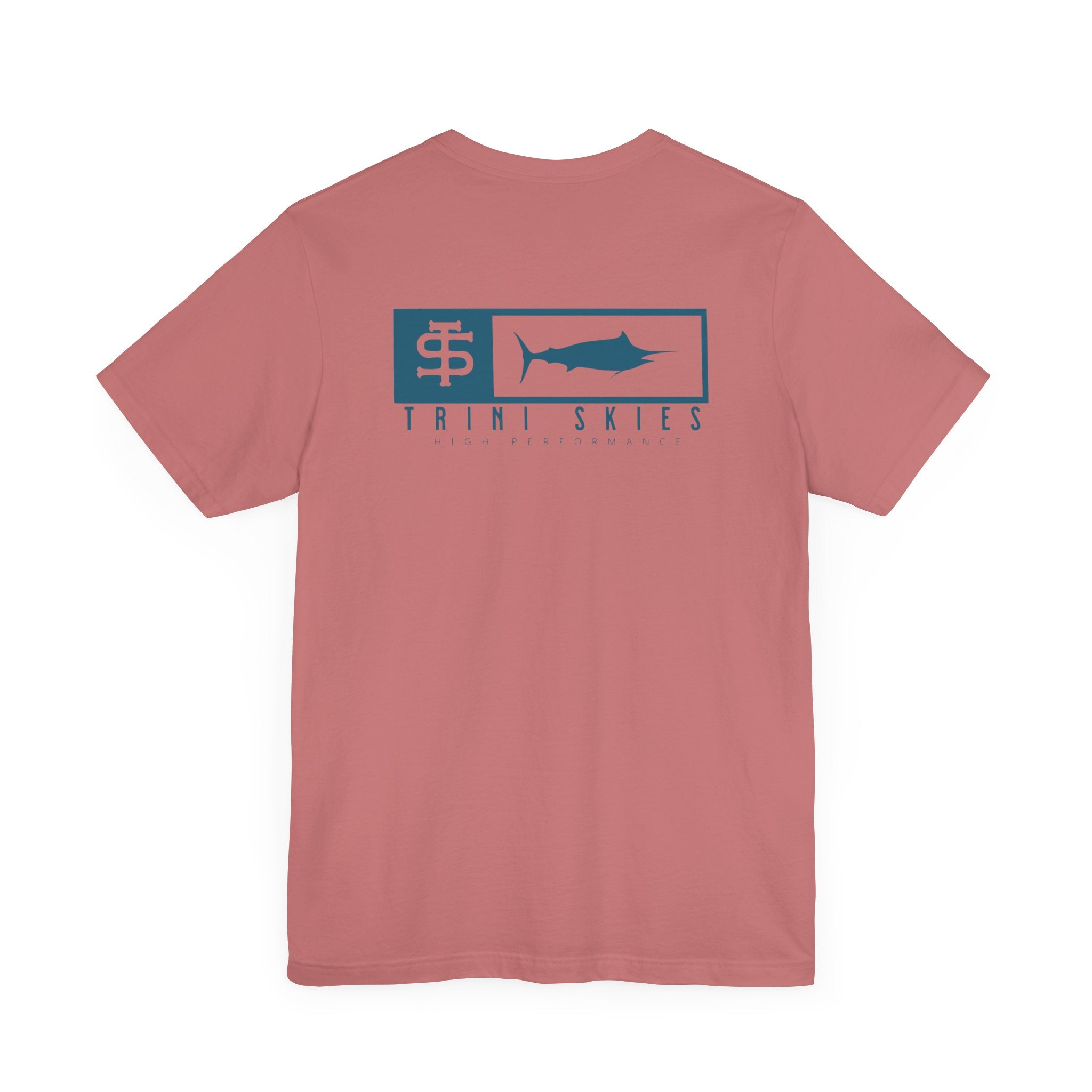 Trini Skies Performance Fishing T-Shirt Cotton Crewneck for All - Day Comfort - Triniskies