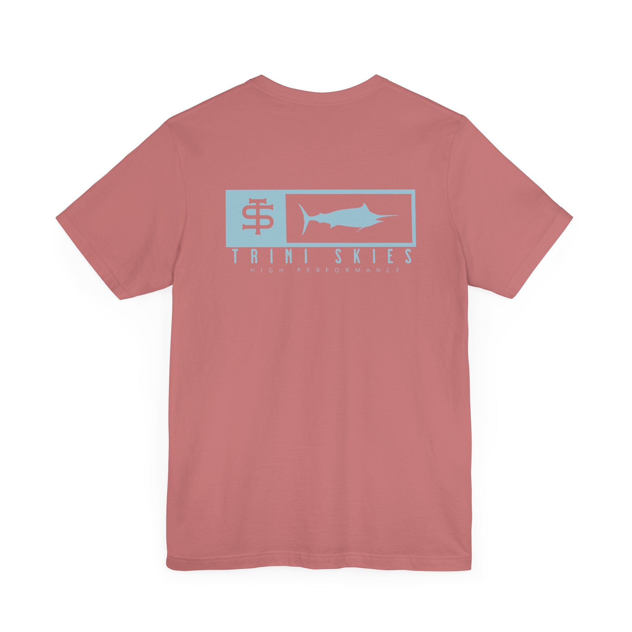 Trini Skies Performance Fishing T-Shirt Cotton Crewneck for All - Day Comfort - Triniskies