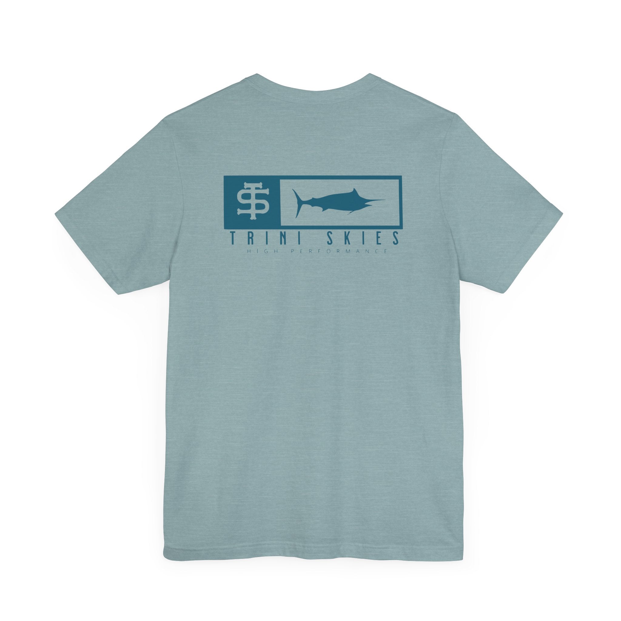 Trini Skies Performance Fishing T-Shirt Cotton Crewneck for All - Day Comfort - Triniskies