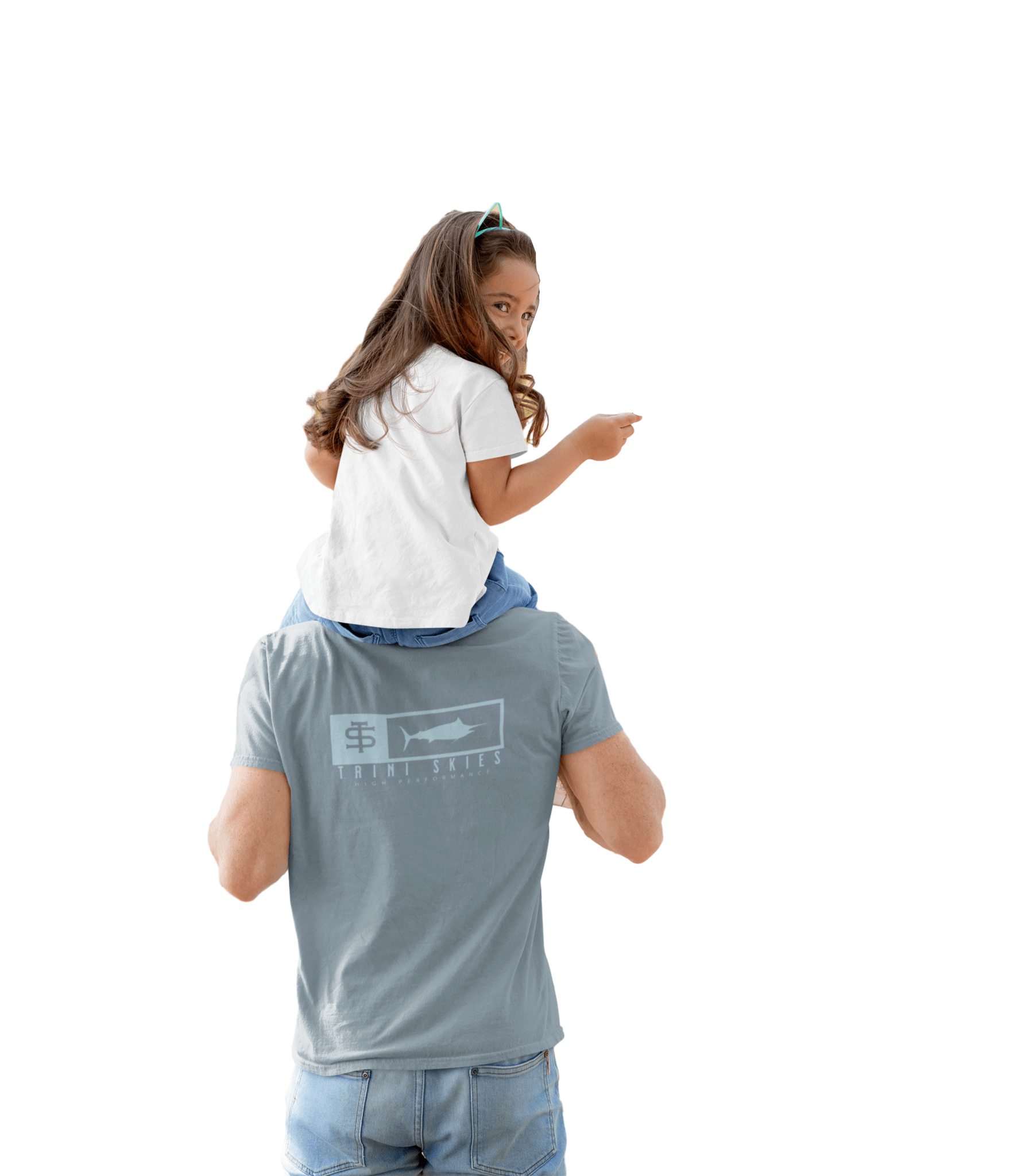 Trini Skies Performance Fishing T-Shirt Cotton Crewneck for All - Day Comfort - Triniskies