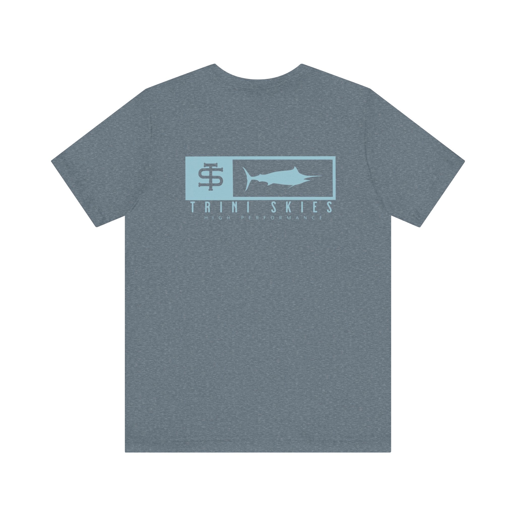 Trini Skies Performance Fishing T-Shirt Cotton Crewneck for All - Day Comfort - Triniskies