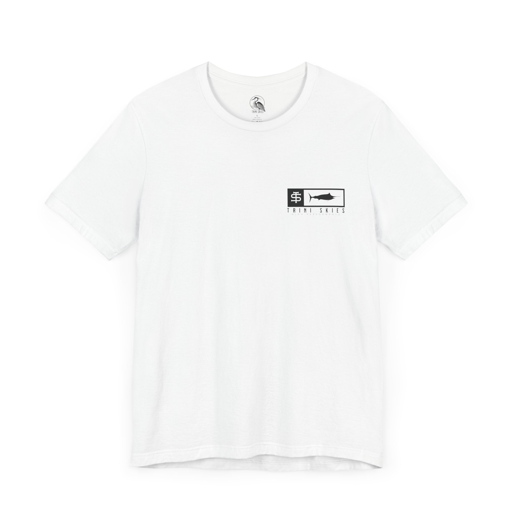 Trini Skies Performance Fishing T-Shirt Cotton Crewneck for All - Day Comfort - Triniskies