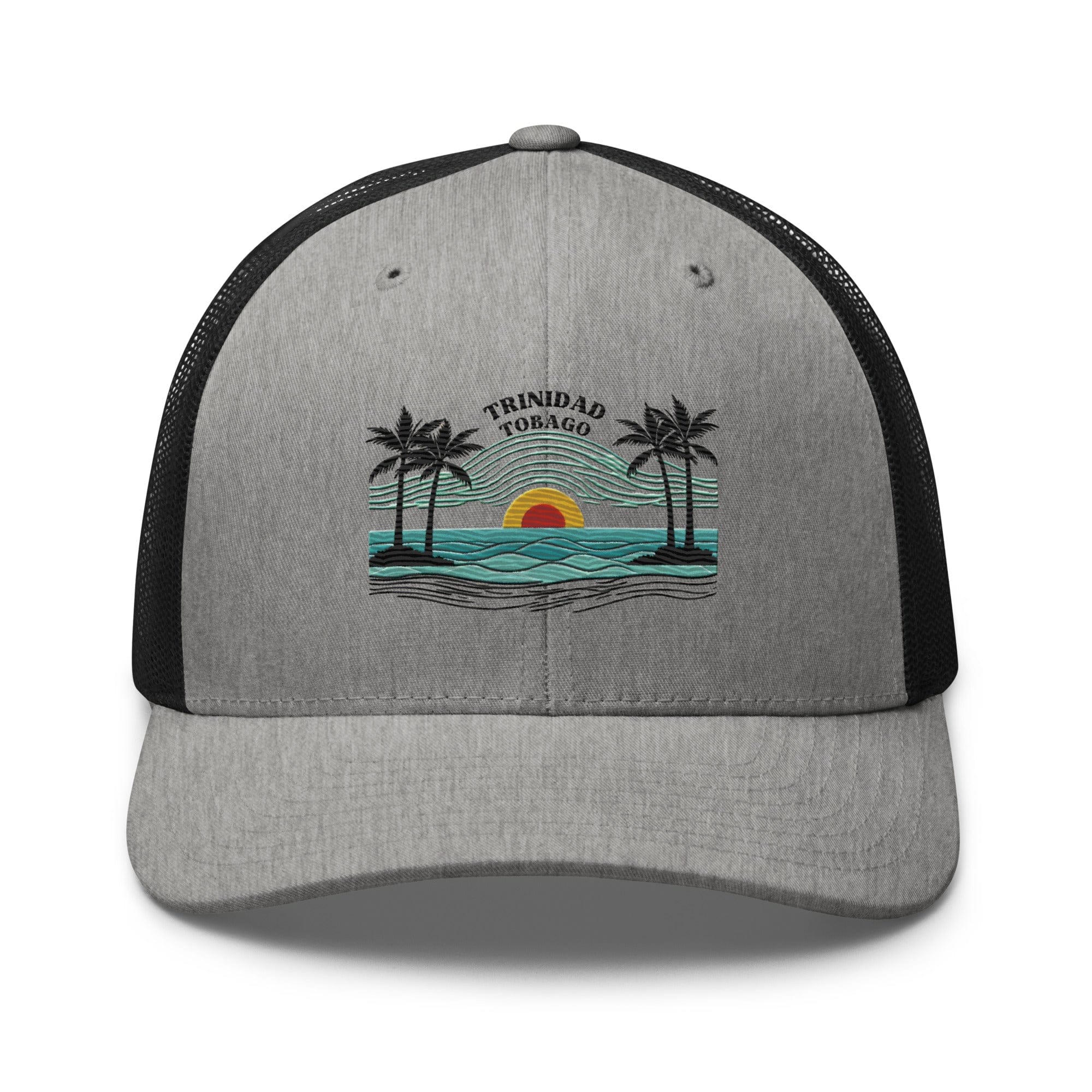 Trinidad and Tobago Island Paradise Trucker Cap – Stylish Mesh Back Hat Womens Hat Mens Hat - Triniskies