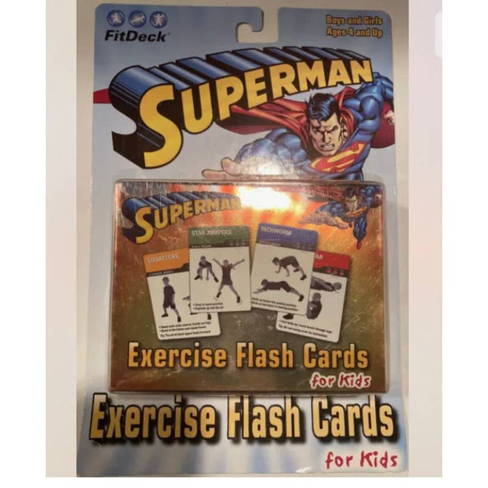 Superman Fitdeck Superman 50 Exercise Flash Cards
