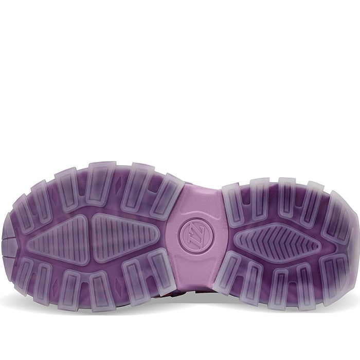Women's Purple Mesh Tennis Sneakers, Size 9.5 - Breathable Sport Shoes