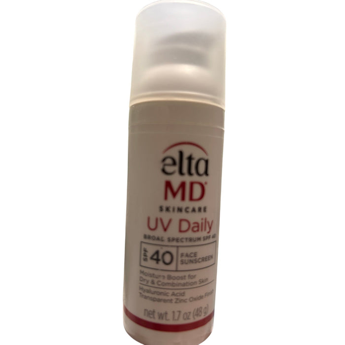 EltaMD UV Daily SPF 40 Sunscreen Moisturizer, 1.7 oz, Zinc Oxide Face Sunscreen