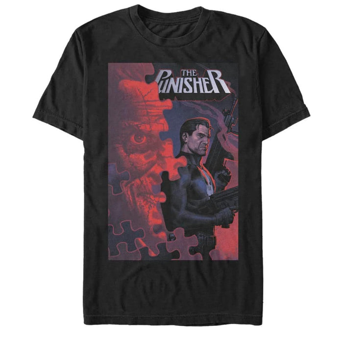 Marvel Men's Big & Tall Punisher Puzzle Tee 3XL * Comfortable and Stylish M1313