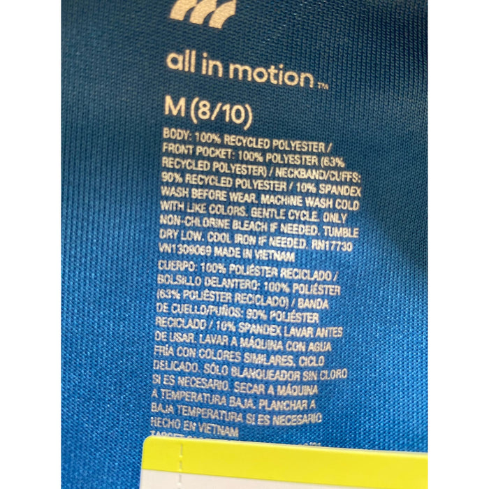 "Boys All in Motion Crewneck Sweatshirt - Blue, Size M (8/10)"