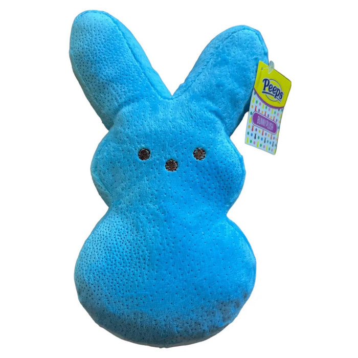 Peeps 9" Shaggy Bunny Plush Blue Stuffed Animal ~ Soft! Cuddly! NEW with Tags