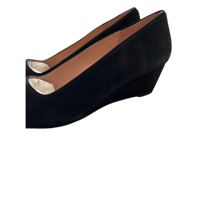 French Sole Clap Wedge Pump – Stylish Suede Wedge for Effortless Elegance