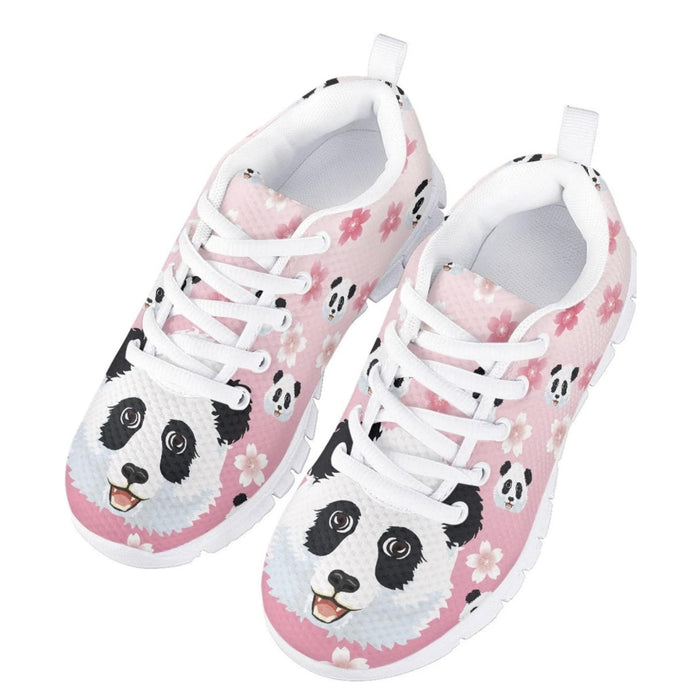 Parprinty Boys & Girls Cute Cat Dog Print Running Tennis Shoes, SZ 32 / 1