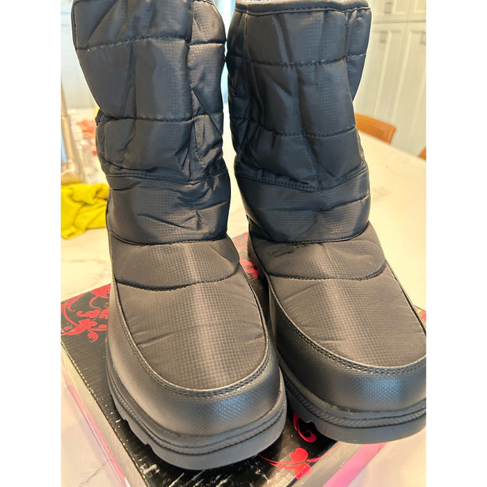 Men's Snow Boots/Women's Winter Boots Waterproof Fur Lined Ankle Boots, Size 9.5