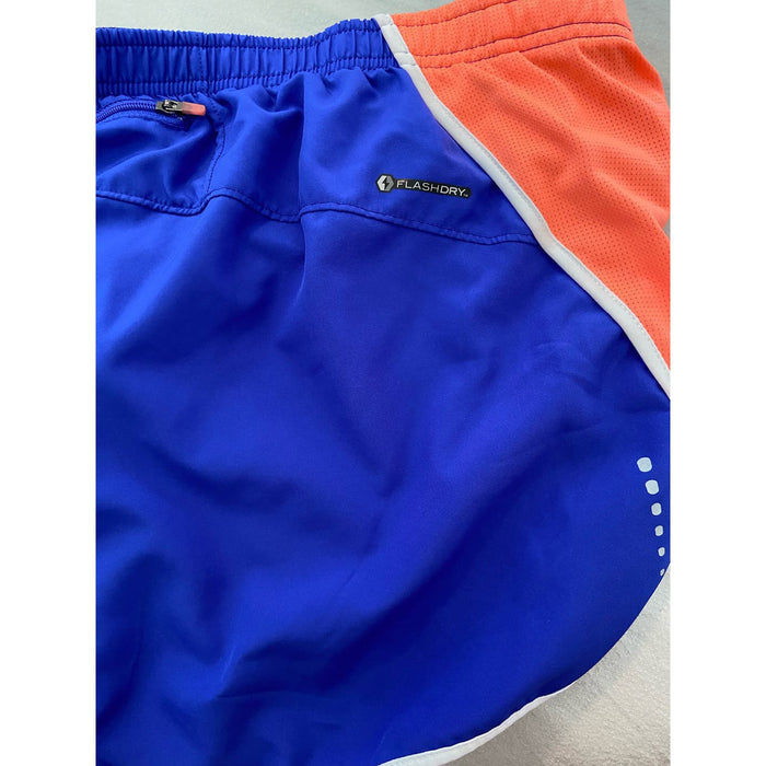 The North Face Athletic Shorts - Size X-LARGE, Orange and Blue * wom508