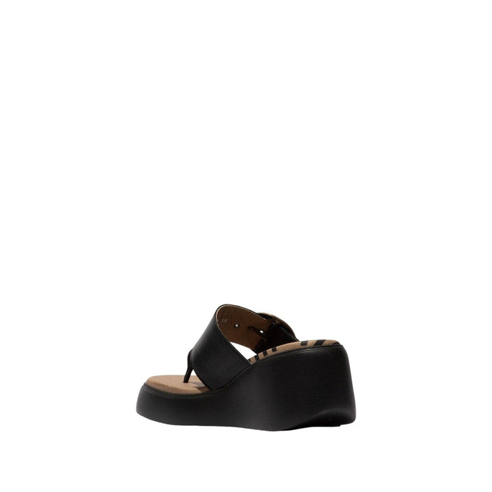 Fly London DAFI938FLY Buckle Mules Sandals - Glamorous Comfort in Black - SZ 7.5