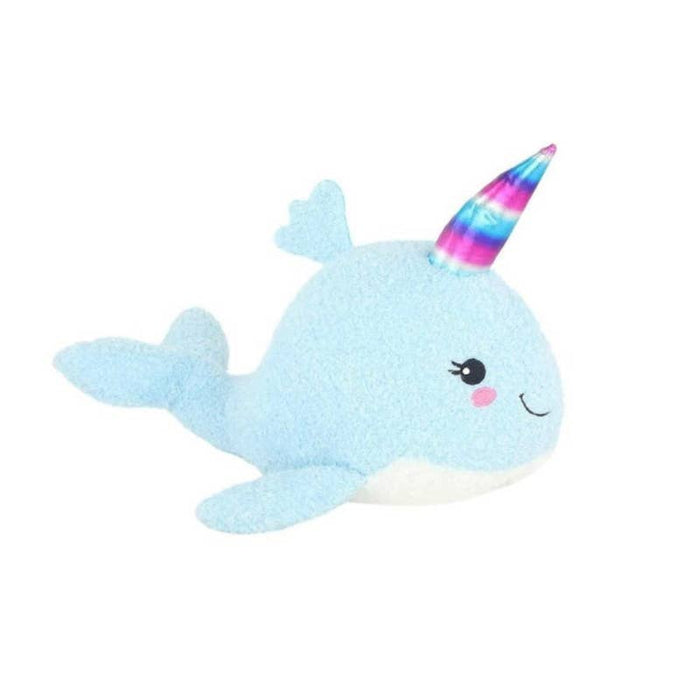Hug Me Walgreens Stuffed Plush Narwhal Blue Whale Unicorn 14" Toy plush