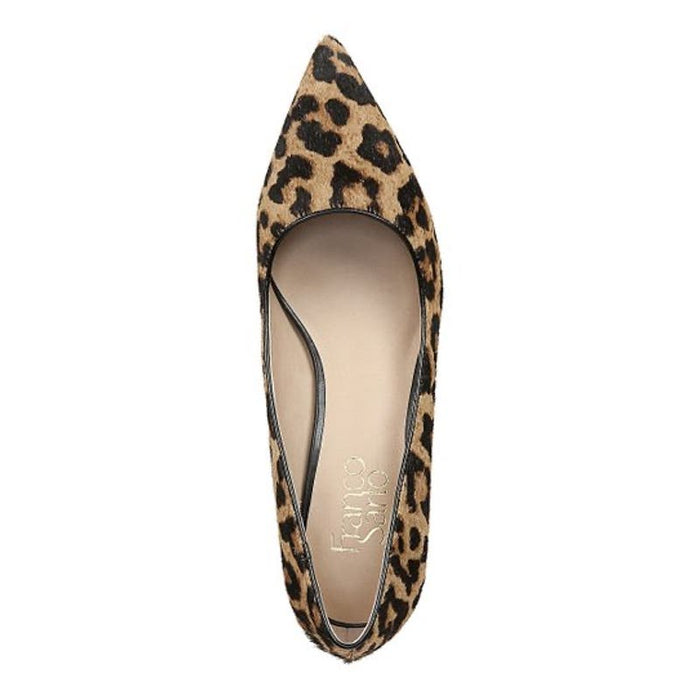 "Franco Sarto Camel Leopard Alicia 2 Wedge - Women's Shoes, Size 9.5"