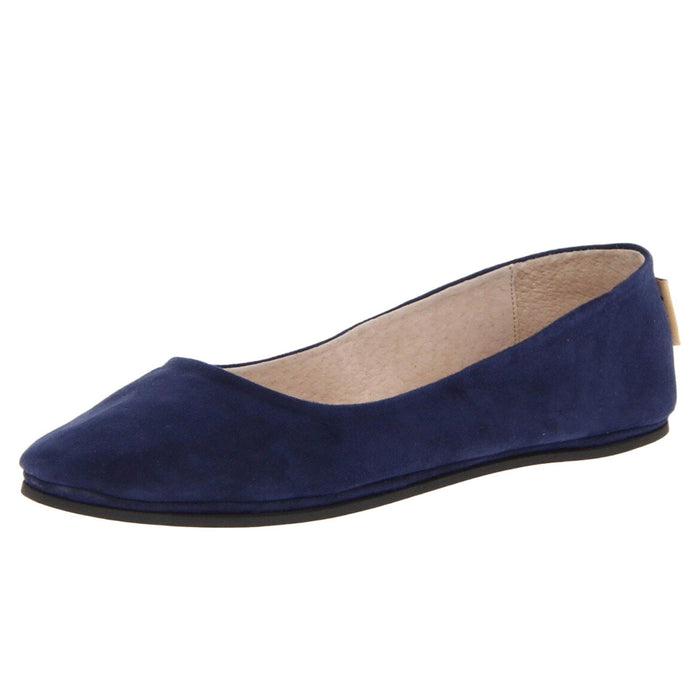 French Sole Sloop Sandals for Women - Navy Suede - Elegant & Comfortable