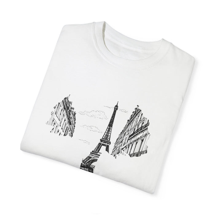 Paris, France T-Shirt Comfortable Casual Travel & Outdoor Adventure Tee