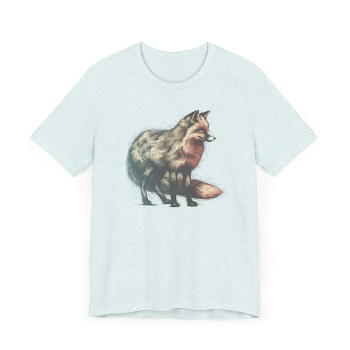 Fox of Many Hues Artistic Twist for the Nature Lovers Unisex Jersey Short Sleeve Tee Great Gift, Womens Gift, Husband Gift, Camping Tshirt