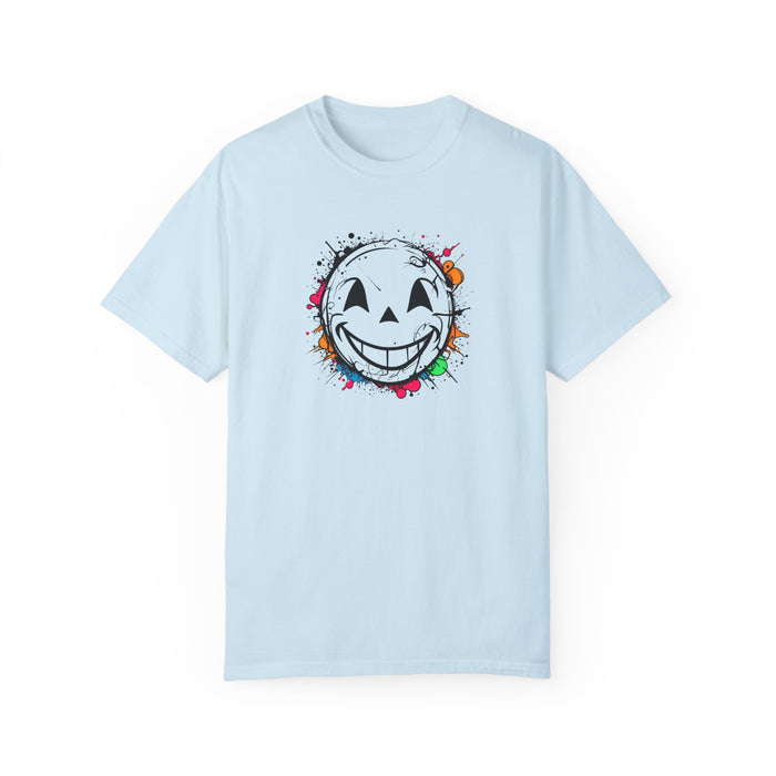 Graffiti Style Smiley Face Unisex Garment-Dyed T-Shirt Comfort Colors Great Gift Idea Stylish and Trending