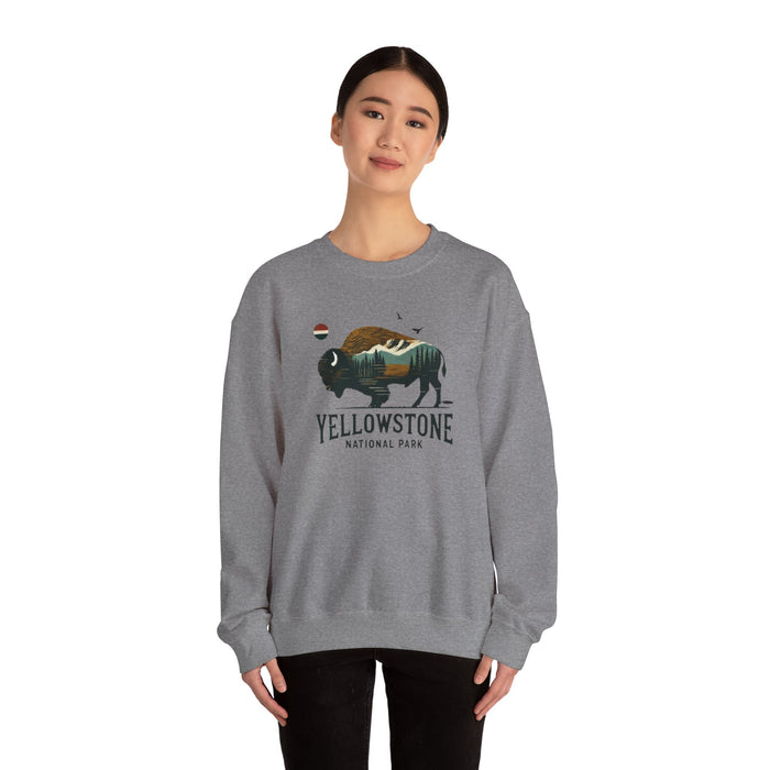 Yosemite National Park Unisex Heavy Blend Crewneck Sweatshirt Camping Sweatshirt Womens Sweatshirt Mens Sweatshirt