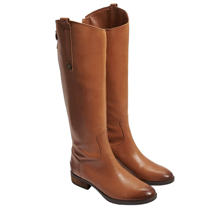Sam Edelman Womens Calf Leather Riding Boot Whisky Leather, Size 7W - $199 MSRP