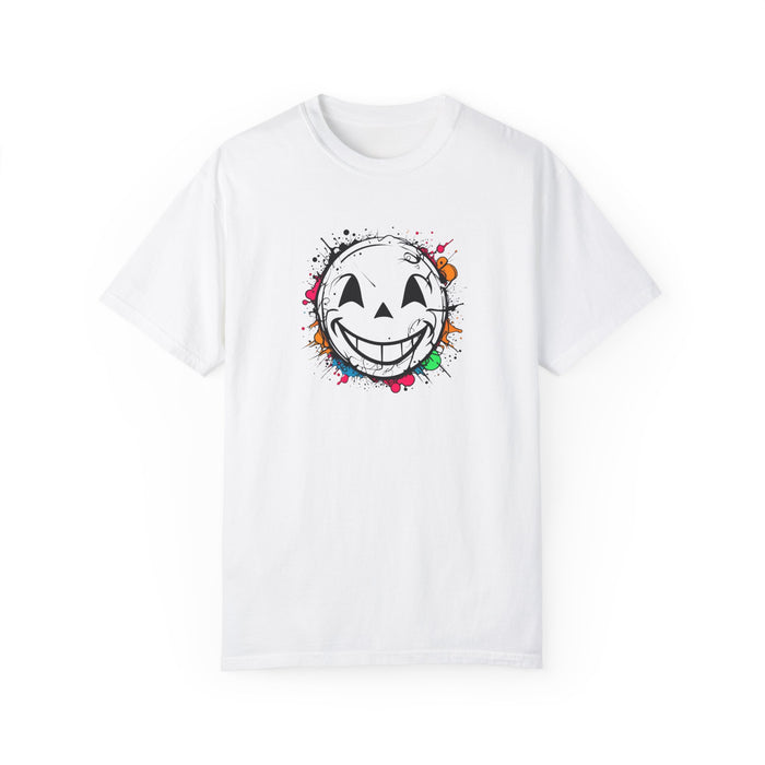 Graffiti Style Smiley Face Unisex Garment-Dyed T-Shirt Comfort Colors Great Gift Idea Stylish and Trending