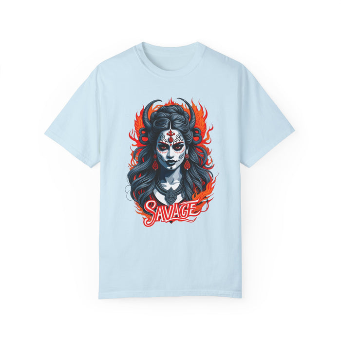 Kali the Destroyer Hindu Goddess SAVAGE Unisex Garment-Dyed T-Shirt Comfort Colors Great Gift Idea Stylish and Trending