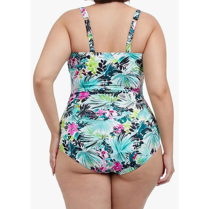 Profile by Gottex Beautiful Day Full Figure One Piece  Sz 20W Swimwear* W1314