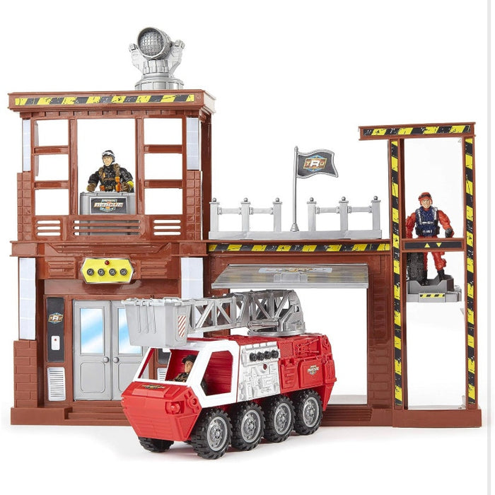 True Heroes Rescue Mega Playset  Adventure with Lights, Sounds & Action Figures!