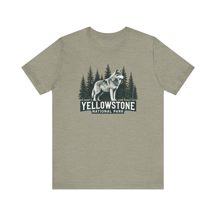 Yellowstone National Park Unisex Jersey Short Sleeve Tee Camping Tshirt Hiking Explore