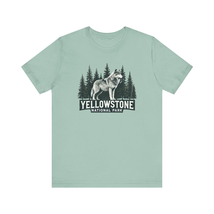 Yellowstone National Park Unisex Jersey Short Sleeve Tee Camping Tshirt Hiking Explore