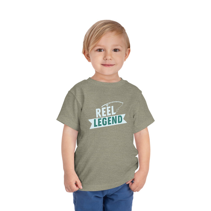 Reel Legend Toddler Short Sleeve Tee - Fun and Comfy Kids Fishing Shirt