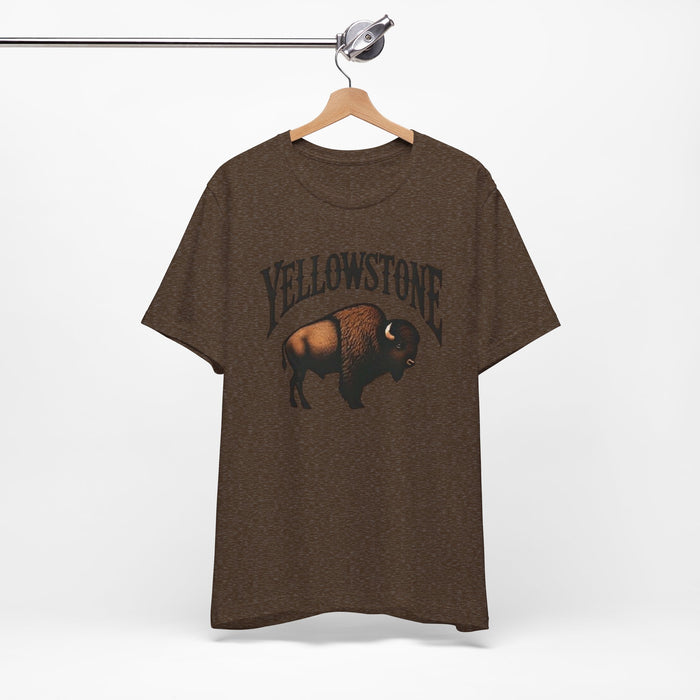 Yellowstone National Park Camping & Hiking Nature Lovers Unisex Short Sleeve Tee