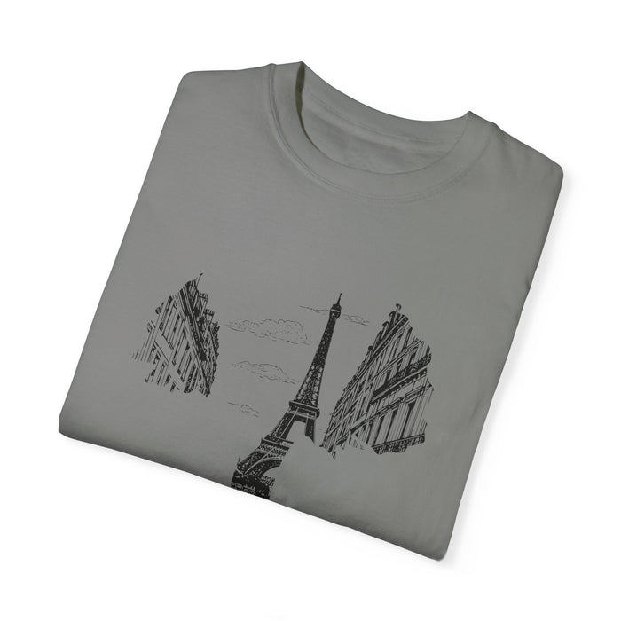 Paris, France T-Shirt Comfortable Casual Travel & Outdoor Adventure Tee