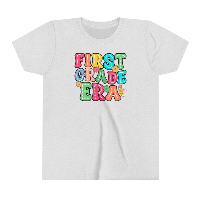 First Grade Era Youth Short Sleeve Tee - Comfortable and Stylish for Kids 1st Grade Tee Great Gift Idea Back to School Tshirt Girls Tshirt