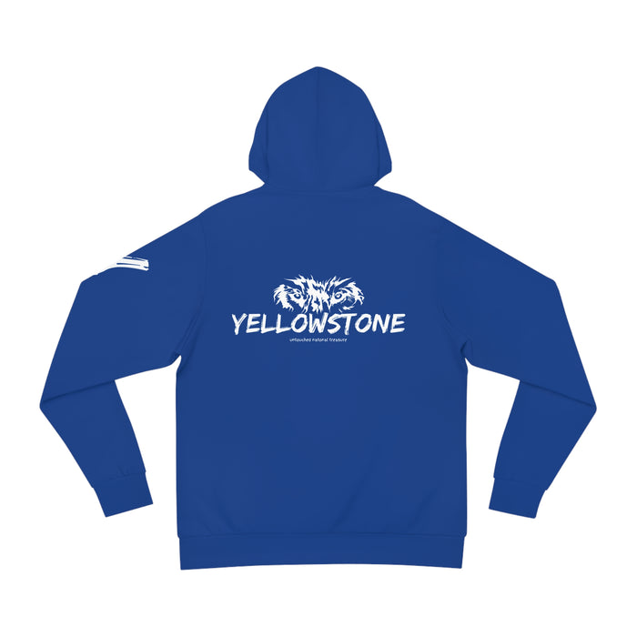 Yellowstone National Park Predator Eyes Unisex Hoodie Cozy  Durable BLUE