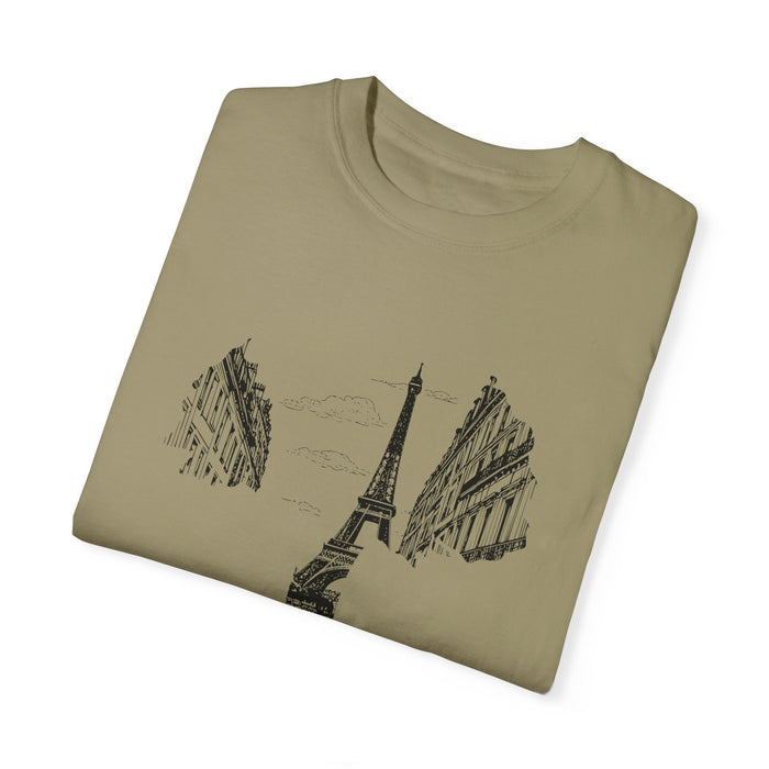 Paris, France T-Shirt Comfortable Casual Travel & Outdoor Adventure Tee