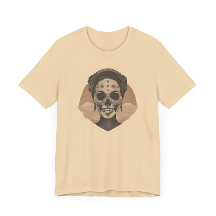 Sands of Beauty Desert Elegance In This Skull Graphic Jersey Short Sleeve Tee Womens Tshirt Skeleton Tshirt Skull Tshirt Gift Idea Gothic