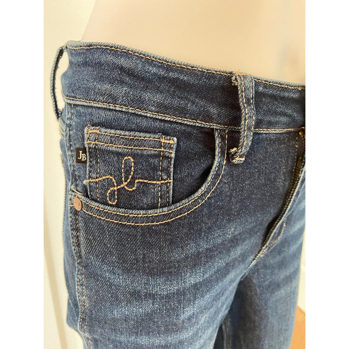 Judy Blue Women’s Crop Straight Jeans - Dark Blue, Size 25 * WJ24