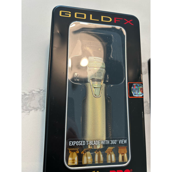 BaBylissPRO FX+ Professional Barber Cord/Cordless Hair Trimmers - GOLDFX+